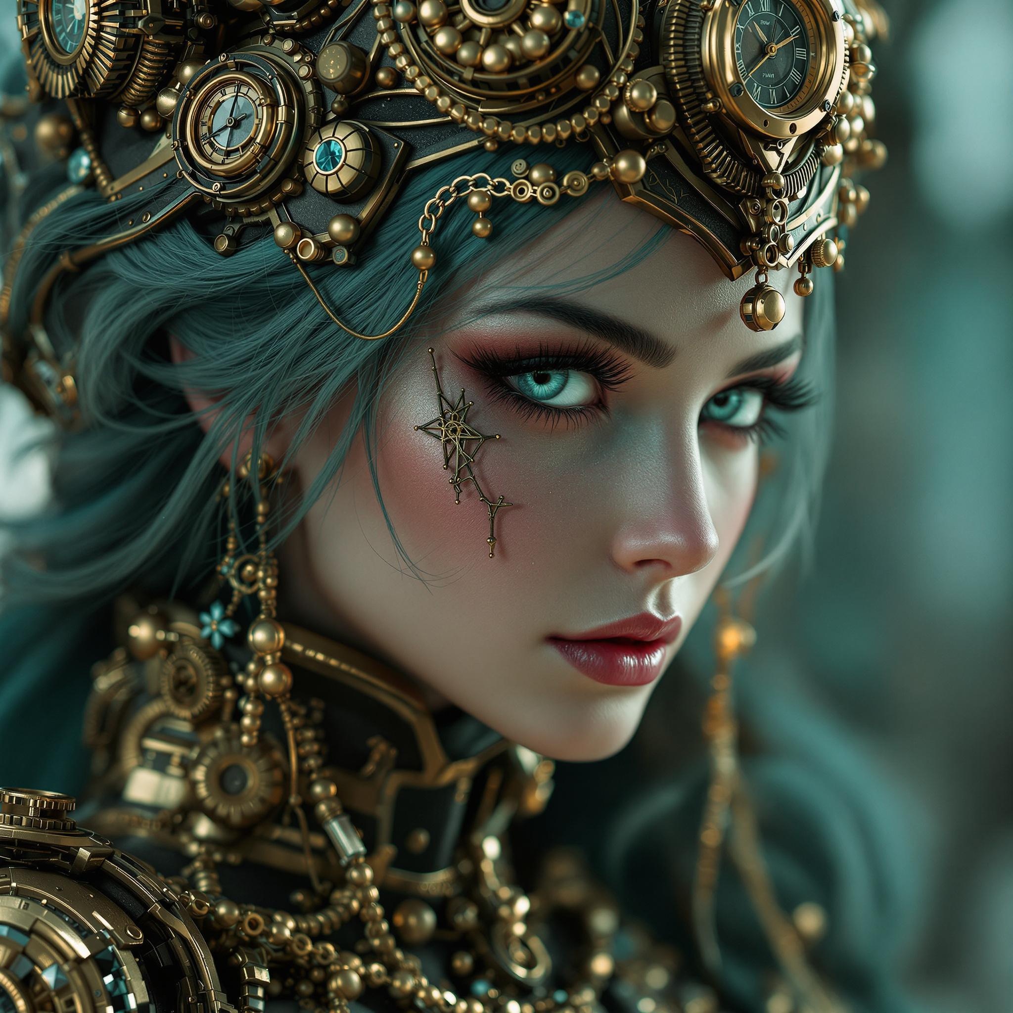 steampunk woman